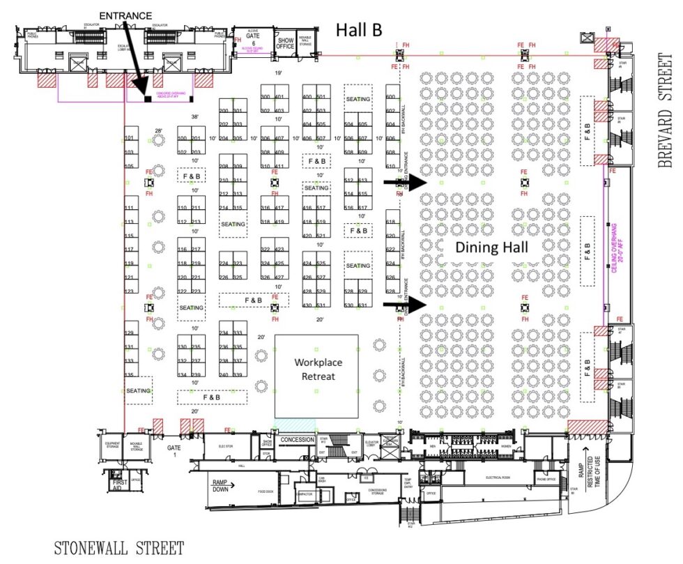 Exhibit Hall Layout | MESC 2023 - Denver, CO