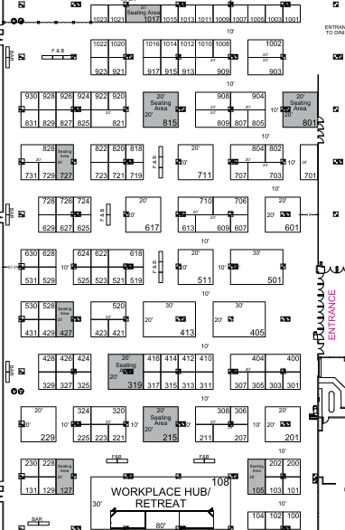 Overview of Exhibit Hall